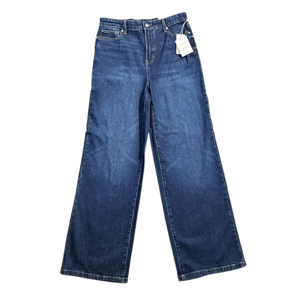 FREE ASSEMBLY High Rise wide leg stretch jeans size 12 -
32.5” inseam - NWT! - Picture 4 of 12